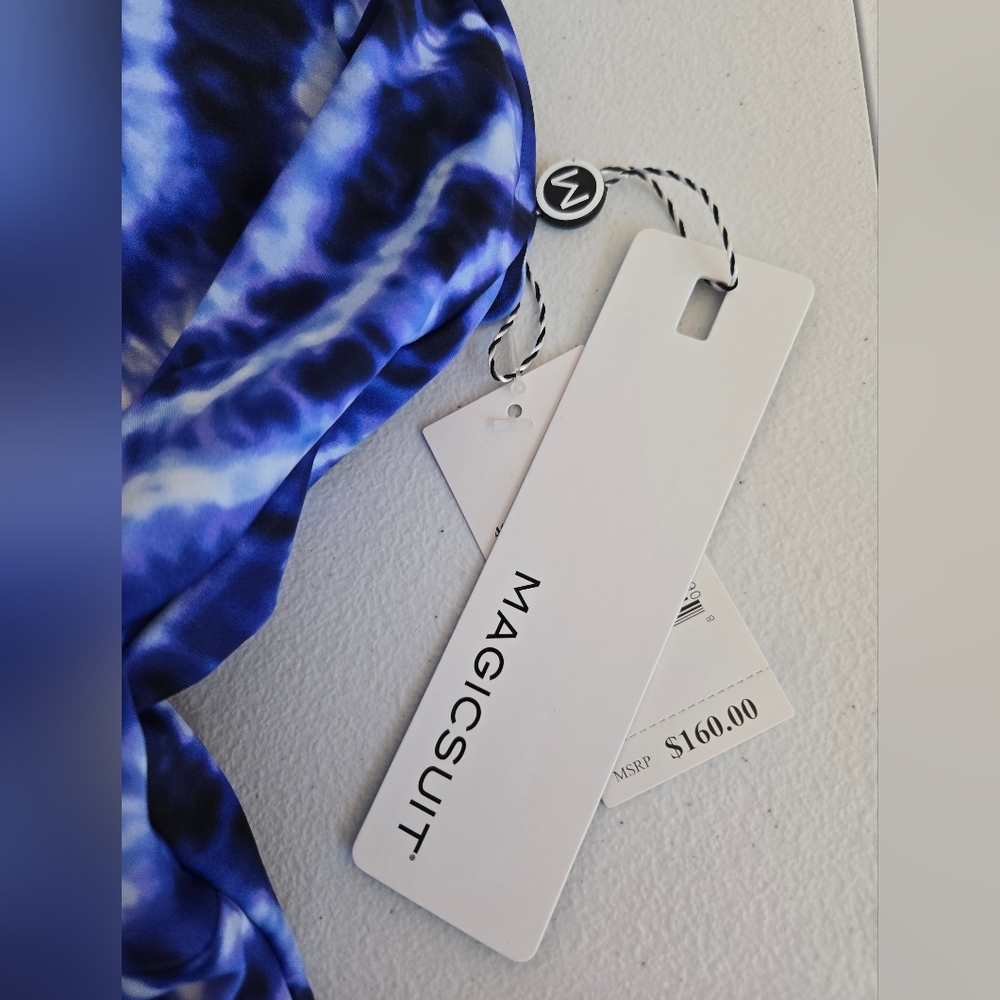 Magicsuit 'New Wave Drew' Tie-Dye One-Piece Swimsuit, Blue Multi - Picture 4 of 6